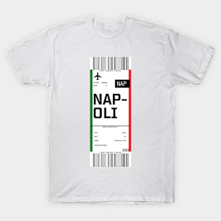 Boarding pass for Naples T-Shirt